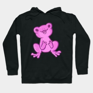 Pink Frog Hoodie